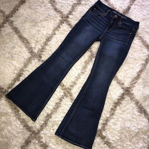 AEO Super Super stretch Flare Jeans